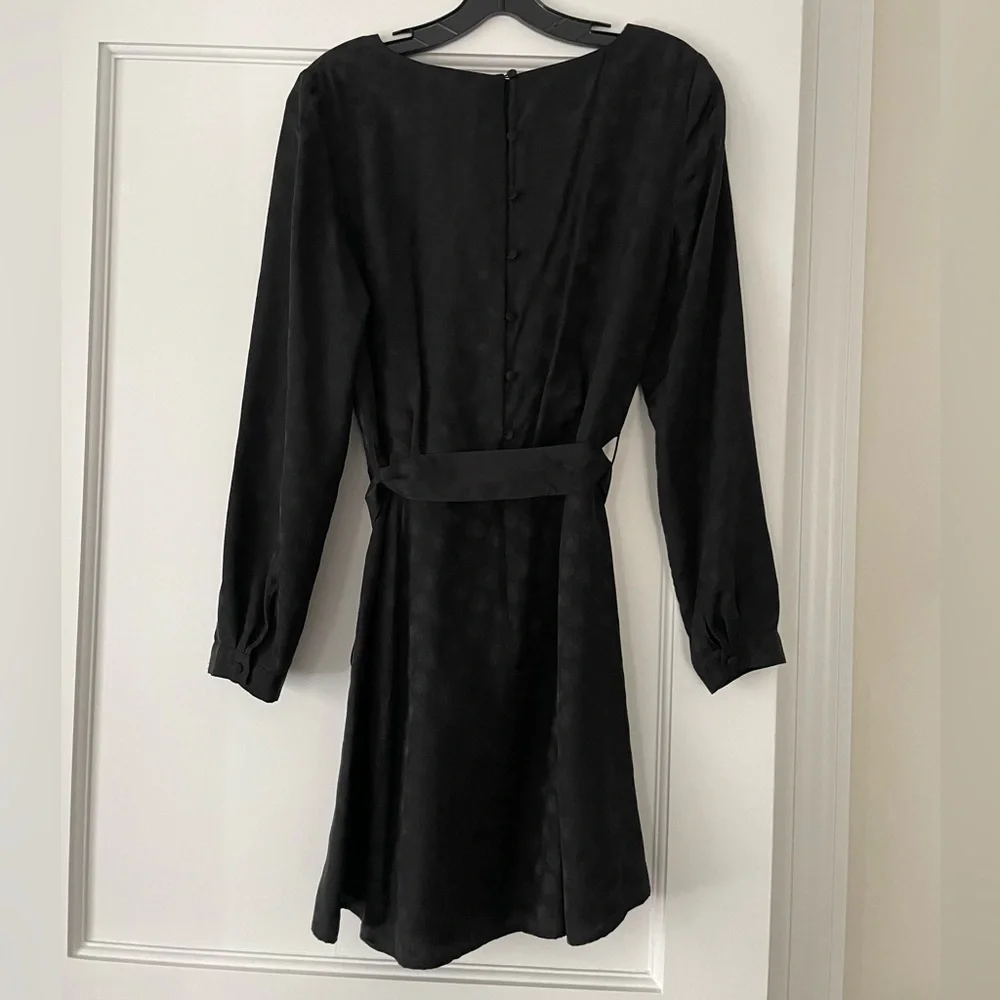 Sezane Black Silk Minidress - Picture 5 of 7